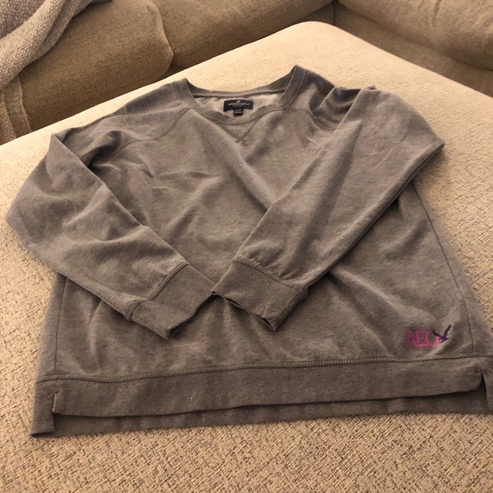Arie Grey crew neck sweatshirt